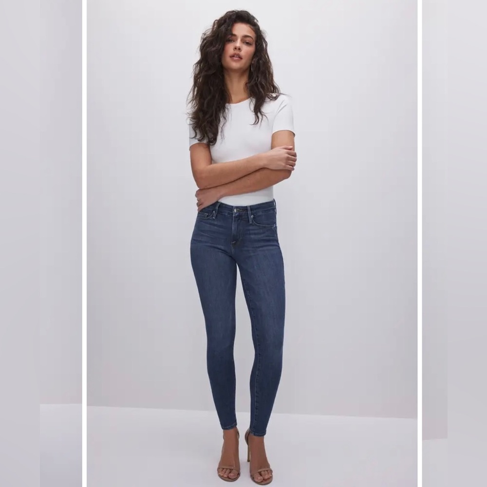 Good American Good Legs Skinny jeans. Blue 004. SIZE 8